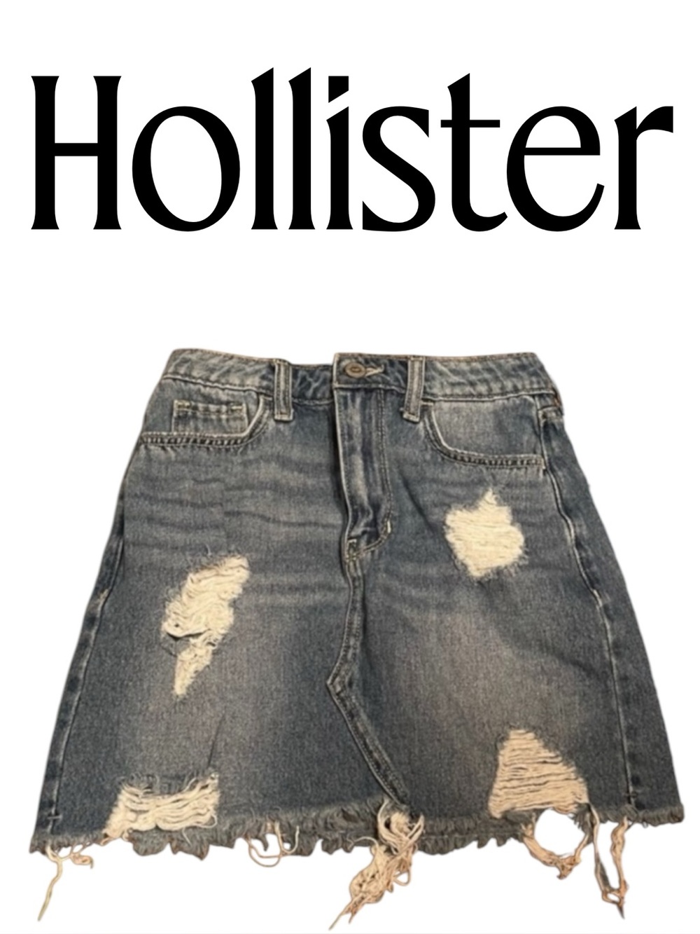 0 Hollister denim skirt